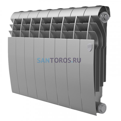 Радиатор Royal Thermo 350 х 8 секций BiLiner Silver Satin биметаллический секционный НС-1197130